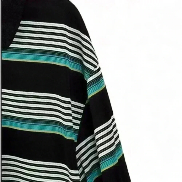 PGA Champions Tour Men's Striped Polo Shirt Multicolor Size Large - Picture 2 of 7